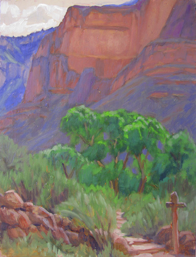 Bright Angel Trail, Indian Gardens, Grand Canyon, Arizona